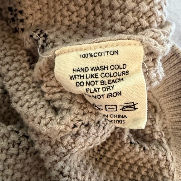 Jackson Rowe Chukar Polka Dot Cotton Sweater Small - Picture 9 of 9